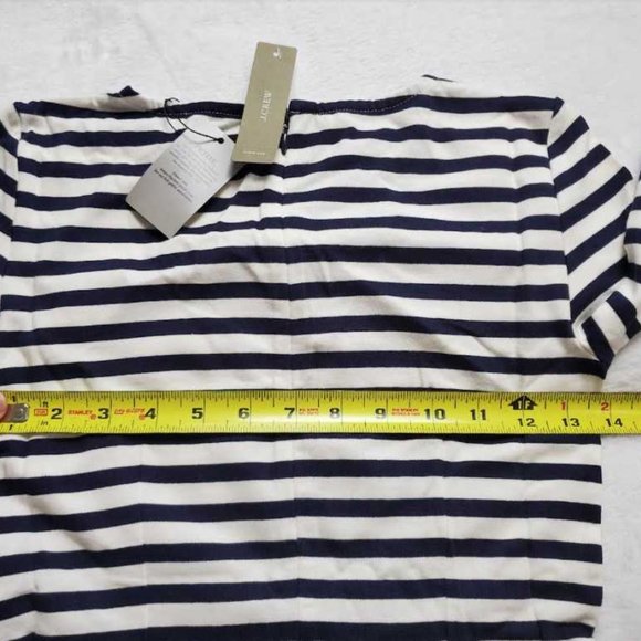 NEW WOMEN'S J CREW LONG SLEEVE STRIPED MAXI DRESS - Picture 8 of 10